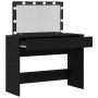 Tocador con LED roble negro 100x40x120 cm | Foro24.es | Tu tienda online para hogar, jardín y más Foro24.es