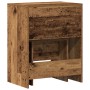 Tocador con espejo de madera de ingeniería envejecida | Foro24.es | Tu tienda online para hogar, jardín y más Foro24.es