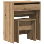 Tocador con espejo de madera de ingeniería roble artisan | Foro24.es | Tu tienda online para hogar, jardín y más Foro24.es