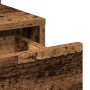 Tocador con espejo y luces LED madera de ingeniería envejecida | Foro24.es | Tu tienda online para hogar, jardín y más Foro24.es