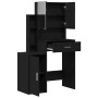 Tocador con espejo y luz LED madera de ingeniería roble negro von , Schlafzimmerkommoden - Ref: Foro24-868882, Preis: 120,31 ...