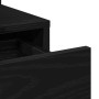 Tocador con espejo y luz LED madera de ingeniería roble negro von , Schlafzimmerkommoden - Ref: Foro24-868882, Preis: 120,31 ...