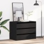 Esquina de Cajones Negro Roble 80x41x58 cm Madera Elaborada by , Drawers - Ref: Foro24-868902, Price: 109,26 €, Discount: %