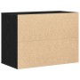 Esquina de Cajones Negro Roble 80x41x58 cm Madera Elaborada by , Drawers - Ref: Foro24-868902, Price: 109,26 €, Discount: %
