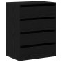 Cajonera de madera de ingeniería roble negro 60x41x76 cm by , Drawers - Ref: Foro24-868922, Price: 100,12 €, Discount: %