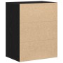 Cajonera de madera de ingeniería roble negro 60x41x76 cm by , Drawers - Ref: Foro24-868922, Price: 100,12 €, Discount: %