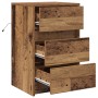 Armario de Noche con Luces LED Madera Vieja Madera de Ingeniería von , Nachttische - Ref: Foro24-868930, Preis: 74,74 €, Raba...