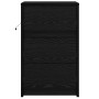 Gabinete de Noche con Luces LED Roble Negro Madera Elaborada | Foro24.es | Tu tienda online para hogar, jardín y más Foro24.es
