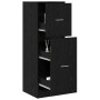 Armario de boticario Negro Roble 40x41x118 cm Madera Ingeniada | Foro24.es | Tu tienda online para hogar, jardín y más Foro24.es