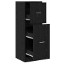 Armario de boticario Negro Roble 40x41x118 cm Madera Ingeniada | Foro24.es | Tu tienda online para hogar, jardín y más Foro24.es
