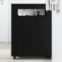 Armario de baño estrecho con ruedas Roble negro Madera de ingeniería | Foro24.es | Tu tienda online para hogar, jardín y más Foro24.es