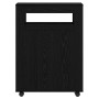 Armario de baño estrecho con ruedas Roble negro Madera de ingeniería | Foro24.es | Tu tienda online para hogar, jardín y más Foro24.es