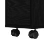 Armario de baño estrecho con ruedas Roble negro Madera de ingeniería | Foro24.es | Tu tienda online para hogar, jardín y más Foro24.es