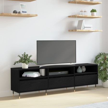 Cabinet para TV Roble Negro 150x30x44.5 cm Madera Elaborada | Foro24.es | Tu tienda online para hogar, jardín y más Foro24.es