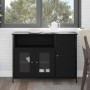 Aparador Negro de Roble 100x35x75 cm de Madera Elaborada von , Sideboards - Ref: Foro24-869093, Preis: 111,47 €, Rabatt: %