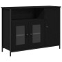 Aparador Negro de Roble 100x35x75 cm de Madera Elaborada von , Sideboards - Ref: Foro24-869093, Preis: 111,47 €, Rabatt: %