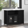 Aparador Negro de Roble 100x35x75 cm de Madera Elaborada von , Sideboards - Ref: Foro24-869093, Preis: 111,47 €, Rabatt: %