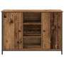 Aparador madera ingeniería envejecida y acero 100x35x70 cm | Foro24.es | Tu tienda online para hogar, jardín y más Foro24.es