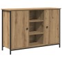 Aparador madera ingeniería roble artisan y acero 100x35x70 cm von , Sideboards - Ref: Foro24-869095, Preis: 89,37 €, Rabatt: %