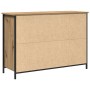 Aparador madera ingeniería roble artisan y acero 100x35x70 cm von , Sideboards - Ref: Foro24-869095, Preis: 89,37 €, Rabatt: %