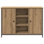 Aparador madera ingeniería roble artisan y acero 100x35x70 cm von , Sideboards - Ref: Foro24-869095, Preis: 89,37 €, Rabatt: %
