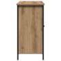 Aparador madera ingeniería roble artisan y acero 100x35x70 cm von , Sideboards - Ref: Foro24-869095, Preis: 89,37 €, Rabatt: %