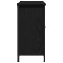 Aparador Roble negro 100x35x70 cm Madera engineered y acero von , Sideboards - Ref: Foro24-869096, Preis: 94,56 €, Rabatt: %