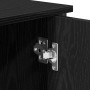Aparador Roble negro 100x35x70 cm Madera engineered y acero von , Sideboards - Ref: Foro24-869096, Preis: 94,56 €, Rabatt: %