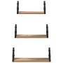 Conjunto de 3 Estantes de Pared de Madera de Roble Ahumado von , Regale und Regale - Ref: Foro24-869097, Preis: 22,45 €, Raba...