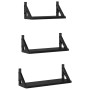 Juego de Estantes de Pared de 3 Piezas de Roble Negro | Foro24.es | Tu tienda online para hogar, jardín y más Foro24.es