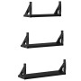 Juego de Estantes de Pared de 3 Piezas de Roble Negro | Foro24.es | Tu tienda online para hogar, jardín y más Foro24.es