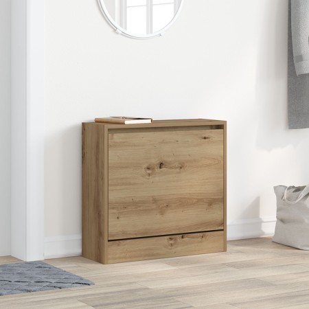 Armario para Zapatos de Roble Artesanal 60x21x57 cm Madera Engineered von , Schuhregale und Schuhorganisatoren - Ref: Foro24-...