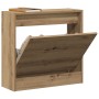 Armario para Zapatos de Roble Artesanal 60x21x57 cm Madera Engineered von , Schuhregale und Schuhorganisatoren - Ref: Foro24-...