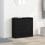 Cabinet para Zapatos Negro Roble 60x21x57 cm Madera Elaborada von , Schuhregale und Schuhorganisatoren - Ref: Foro24-869101, ...