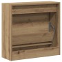 Armario para Zapatos de Roble Artesanal 60x21x57 cm Madera Engineered von , Schuhregale und Schuhorganisatoren - Ref: Foro24-...