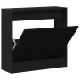 Cabinet para Zapatos Negro Roble 60x21x57 cm Madera Elaborada von , Schuhregale und Schuhorganisatoren - Ref: Foro24-869101, ...