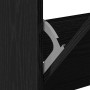 Cabinet para Zapatos Negro Roble 60x21x57 cm Madera Elaborada von , Schuhregale und Schuhorganisatoren - Ref: Foro24-869101, ...
