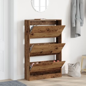 Zapatero Madera Vieja 80x21x125,5 cm Madera Ingenierizada von , Schuhregale und Schuhorganisatoren - Ref: Foro24-869102, Prei...