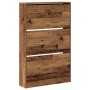 Zapatero Madera Vieja 80x21x125,5 cm Madera Ingenierizada von , Schuhregale und Schuhorganisatoren - Ref: Foro24-869102, Prei...