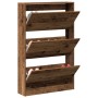 Zapatero Madera Vieja 80x21x125,5 cm Madera Ingenierizada von , Schuhregale und Schuhorganisatoren - Ref: Foro24-869102, Prei...