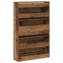 Zapatero Madera Vieja 80x21x125,5 cm Madera Ingenierizada von , Schuhregale und Schuhorganisatoren - Ref: Foro24-869102, Prei...