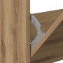 Zapatero de roble artesanal 80x21x125,5 cm de madera elaborada | Foro24.es | Tu tienda online para hogar, jardín y más Foro24.es