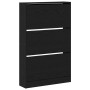 Armario para zapatos Negro Roble 80x21x125,5 cm Madera elaborada | Foro24.es | Tu tienda online para hogar, jardín y más Foro24.es