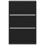 Armario para zapatos Negro Roble 80x21x125,5 cm Madera elaborada | Foro24.es | Tu tienda online para hogar, jardín y más Foro24.es