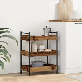Carrito de cocina madera de ingeniería envejecida 50x30x70 cm von , Küchen- und Speisewagen - Ref: Foro24-869108, Preis: 46,2...