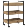 Carrito de cocina madera ingeniería roble artisan 50x30x70 cm von , Küchen- und Speisewagen - Ref: Foro24-869109, Preis: 47,2...