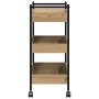 Carrito de cocina madera ingeniería roble artisan 50x30x70 cm von , Küchen- und Speisewagen - Ref: Foro24-869109, Preis: 47,2...