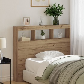 Cabecera de roble artesanal Roble artesanal Madera elaborada von , Kopf- und Fußteile - Ref: Foro24-869112, Preis: 76,45 €, R...