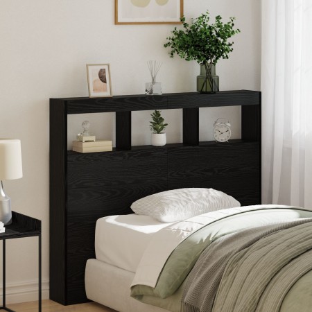 Cabecero de roble negro Rojo Negro Madera elaborada | Foro24.es | Tu tienda online para hogar, jardín y más Foro24.es