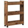 Carrito rodante madera de ingeniería envejecida 60x22x79 cm von , Schließfächer und Lagerschränke - Ref: Foro24-869138, Preis...